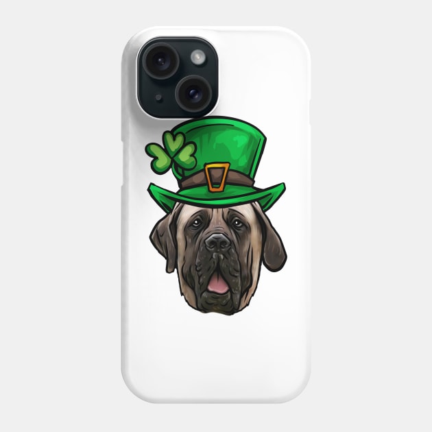 St Patricks Day English Mastiff Phone Case by whyitsme