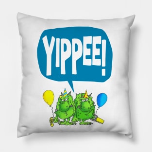 Yippee (white) Pillow