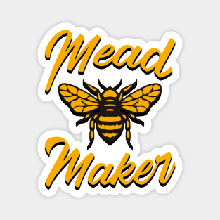 Honeybee Mead Maker Magnet