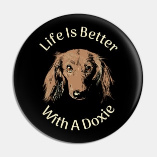 Doxie Daschund Lover Pin