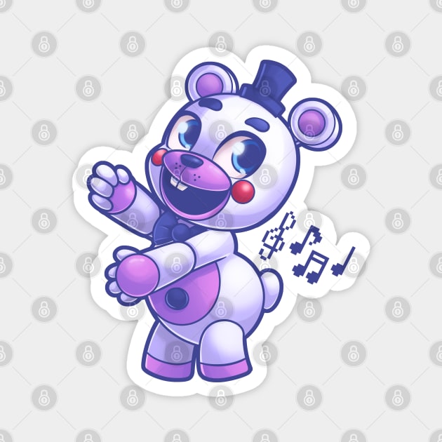 Dancing Helpy Magnet by ChristaDoodles