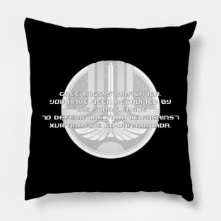 Greetings Starfighter! Pillow