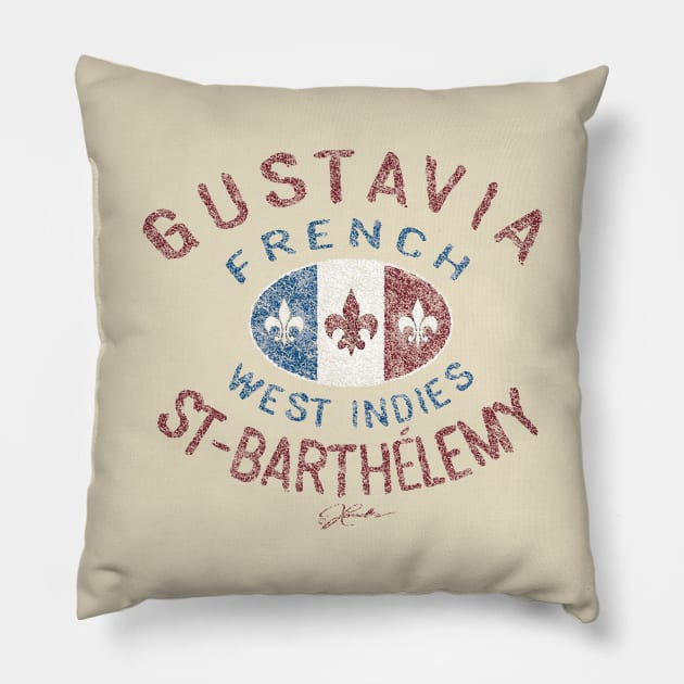 Gustavia, St-Barthelemy, French West Indies Pillow by jcombs