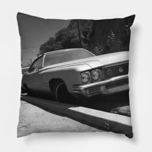 Vintage Car. Santa Monica California Pillow