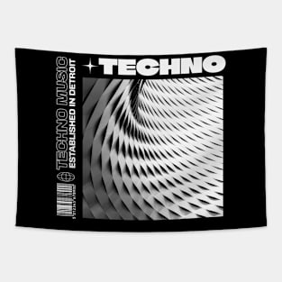 TECHNO  - Modern Art Tapestry