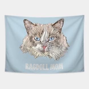 Ragdoll Mom - Ragdoll Cat Mom Design Tapestry