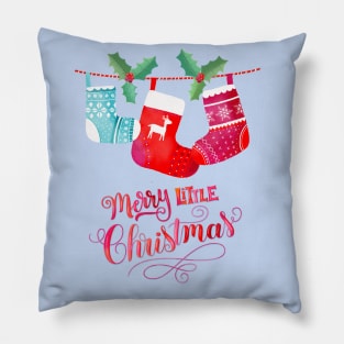 Merry Little Christmas Pillow