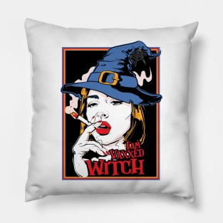 I am vaccinated witch Pillow