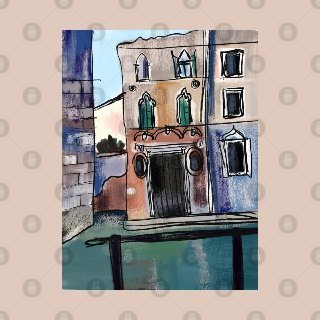 Venice illustration by Nastya Li