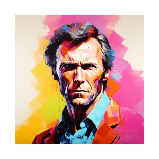 Eastwood Pop Art 3 by AstroRisq