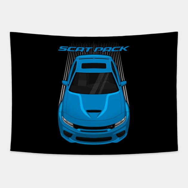 Dodge Charger Scat Pack Widebody - Frostbite Blue Tapestry by V8social