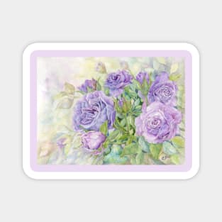 Lavender Roses symbolize love at first sight or enchantment Magnet