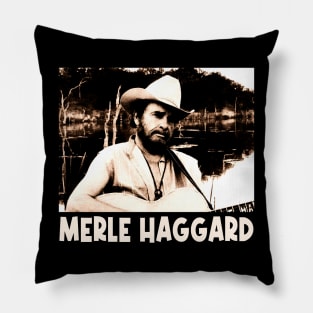 Retro Musical Vintage Haggard Mens Funny Pillow