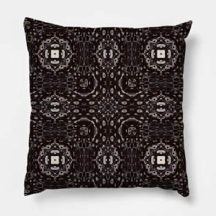 Black and White Turkey Butt Pattern - WelshDesignsTP002 Pillow