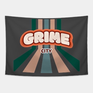 Grime City Grime Art Tapestry