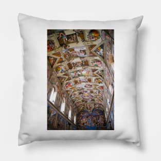 Sistine Chapel ceiling. (C026/9326) Pillow