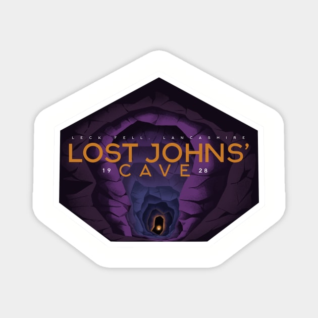 The Magnus Archives - Lost Johns' Cave Magnet by Rusty Quill
