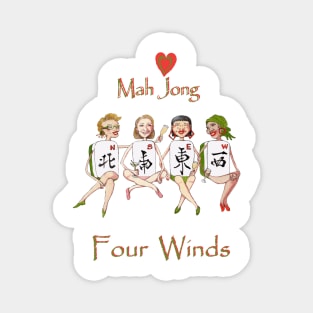 Mah Jong Four Winds Magnet