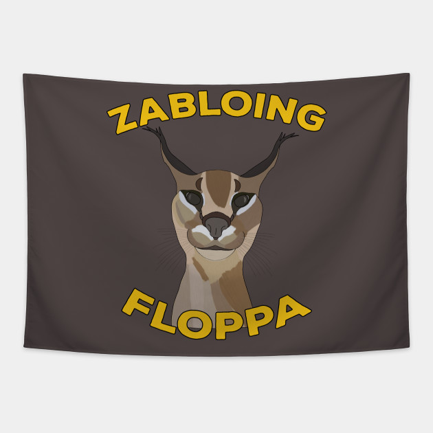 Zabloing Floppa Meme Stickers for Sale