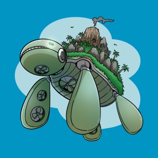 Turtle carrying the world T-Shirt