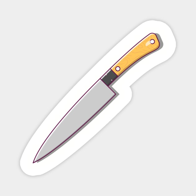 Kitchen Knife Magnet by KH Studio