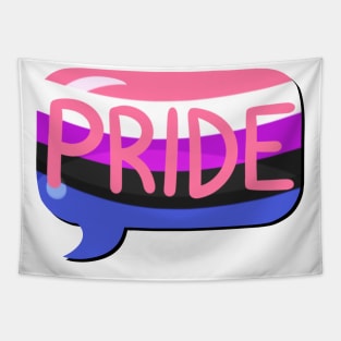 LGBTQ+ Pride Flag Bubble - Genderfluid Tapestry