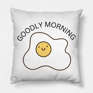 "Goodly Morning", early birds have a good morning at the sunrise Pillow