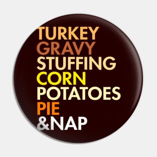 Thanksgiving Food, Helvetica Leftovers Pin