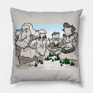 Rushmore Caricature Pillow