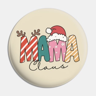 Mama Claus - Merry Christmas Pin