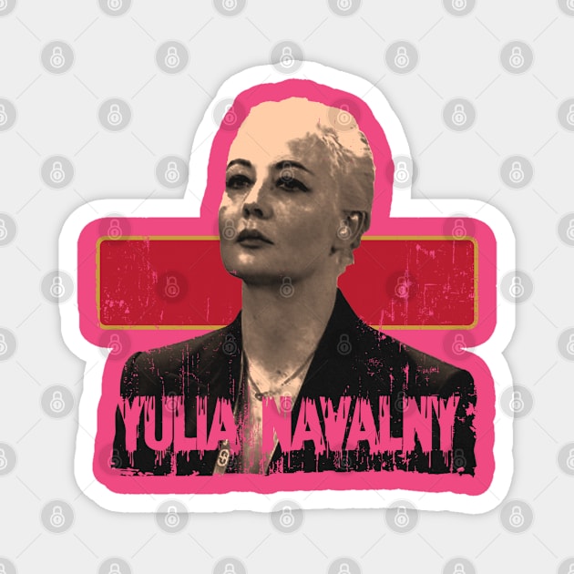 the yulia navalny Magnet by Kokogemedia Apparelshop