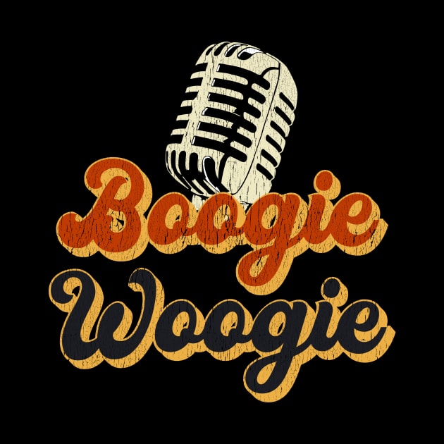 Boogie Woogie Vintage Microphone Design by echopark12