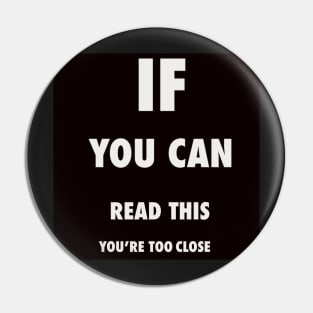 If you can read this you’re too close eye test saying phrase gift for men and women. I’m sorry I’m late, I really didn’t want to come Pin