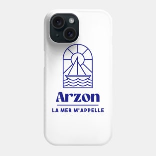 Arzon the sea is calling me - Brittany Morbihan 56 Sea Holidays Beach Phone Case