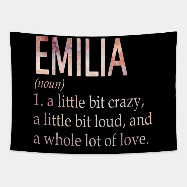 Emilia Girl Name Definition Tapestry by ThanhNga