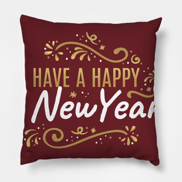 new-year Pillow by kani