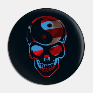 horror skull mask Pin