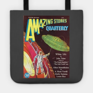 Flying Saucer Vintage Comic Cover Tote