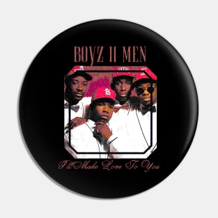 Vintage Boyz II - Men 1994 R&B Retro Pin