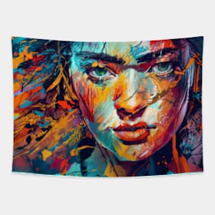 woman portrait Tapestry