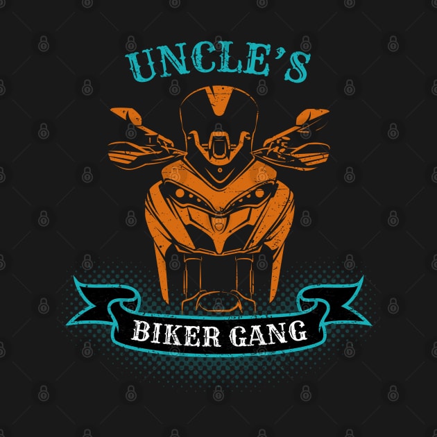 Uncle's Biker Gang Father's Day by DwiRetnoArt99