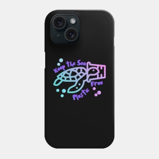 Keep the sea plastic free. Phone Case