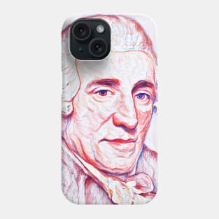 Joseph Haydn Portrait | Joseph Haydn Artwork | Line Art Phone Case