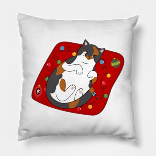 Christmas Kitty Pillow