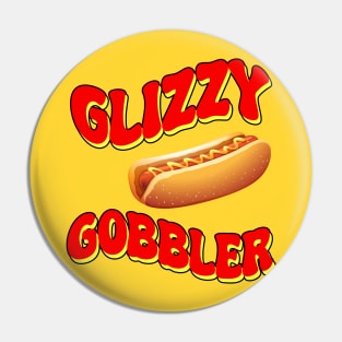 Glizzy Hot Dog Meme Design Pin for Sale by lmzgraphics