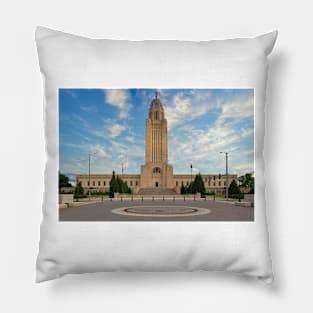 Nebraska State Capitol Building Pillow