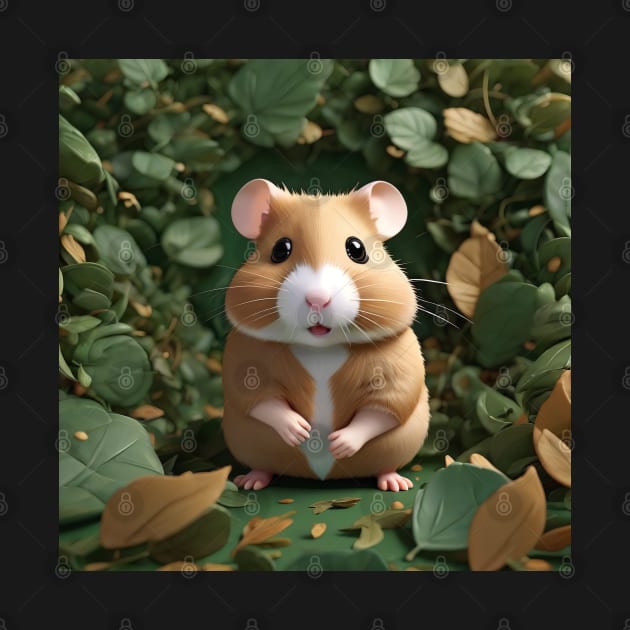 Hamster in Nature by I-LAYDA