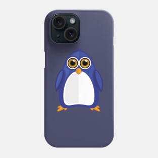 Blue Penguin Phone Case