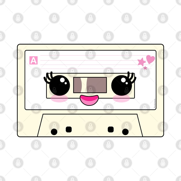 Cute cassette by Pendientera