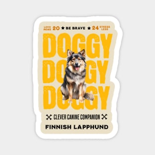 Doggy Finnish Lapphund Magnet